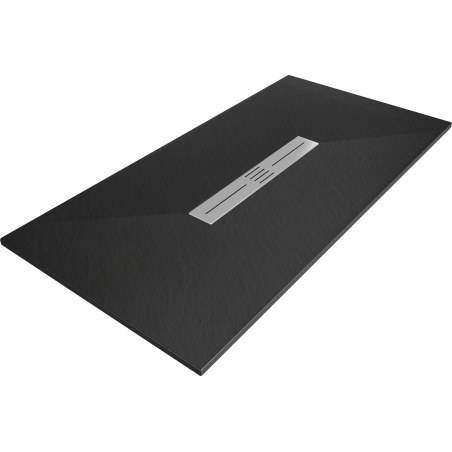 Mexen Toro téglalap alakú SMC 200 x 70 cm zuhanytálca, fekete - 43707020