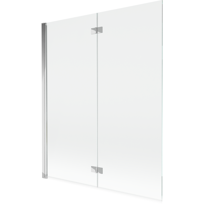 Paravan de duș Mexen Mist, 2 aripi, stânga, 140 x 150 cm, transparent, crom - 8A9-140-002-01-00-L
