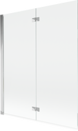 Mexen Mist paravan de duș cu 2 aripi stânga 140 x 150 cm, transparent, crom - 8A9-140-002-01-00-L