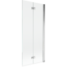 Mexen Mist paravan cadă 2-canatură dreapta 80 x 150 cm, transparent, crom - 8A9-080-002-01-00-P