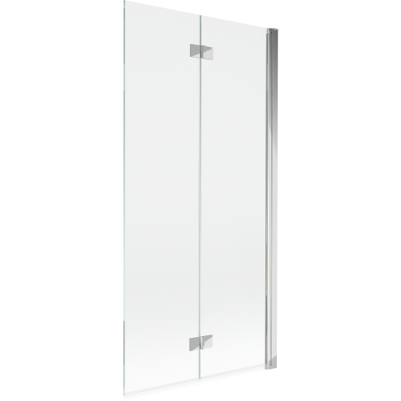Mexen Mist 2-szárnyú jobb oldali zuhanyfal 90 x 150 cm, átlátszó, króm - 8A9-090-002-01-00-P