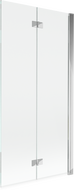 Mexen Mist paravan cadă 2-canate dreapta 90 x 150 cm, transparent, crom - 8A9-090-002-01-00-P