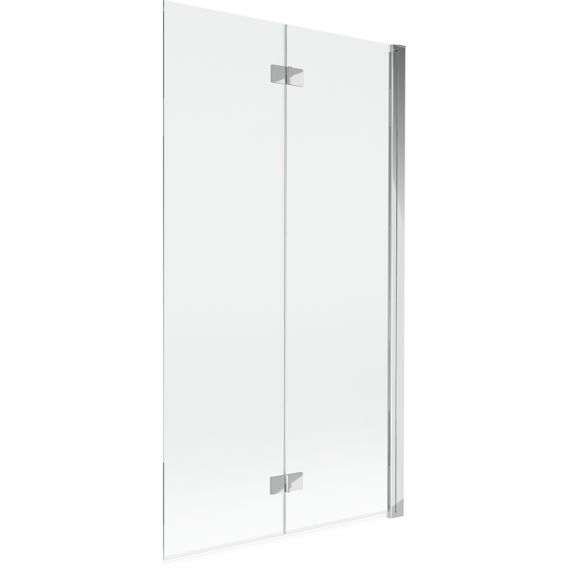 Mexen Mist 2-szárnyú, jobb oldali fürdőszobai paraván 100 x 150 cm, átlátszó, króm - 8A9-100-002-01-00-P