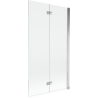 Mexen Mist dupla ajtós zuhanyfal jobb oldali 100 x 150 cm, átlátszó, króm - 8A9-100-002-01-00-P