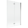 Mexen Mist paravan de duș cu 2 foi dreapta 120 x 150 cm, transparent, crom - 8A9-120-002-01-00-P