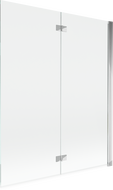 Mexen Mist paravan de duș cu 2 uși, dreapta 140 x 150 cm, transparent, crom - 8A9-140-002-01-00-P