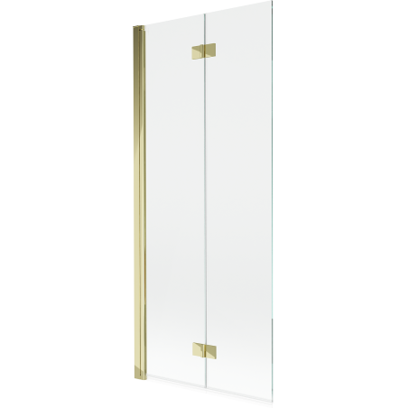 Mexen Mist paravan de duș cu 2 panouri stânga 80 x 150 cm, transparent, auriu - 8A9-080-002-50-00-L
