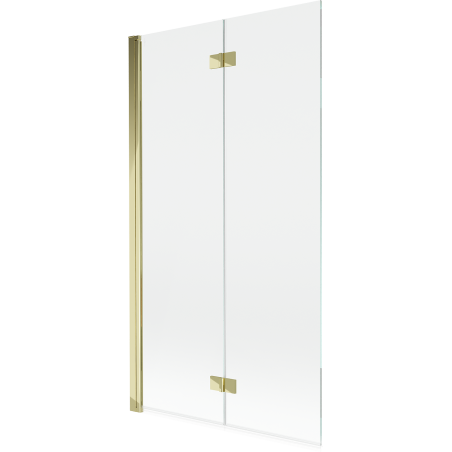 Mexen Mist paravan de duș cu 2 uși, stânga 100 x 150 cm, transparent, auriu - 8A9-100-002-50-00-L