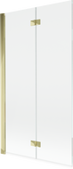 Mexen Mist paravan de duș cu 2 uși, stânga 100 x 150 cm, transparent, auriu - 8A9-100-002-50-00-L