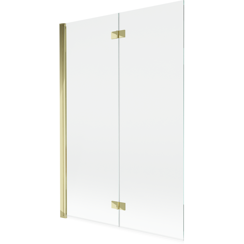 Mexen Mist paravan de duș cu 2 uși, stânga 120 x 150 cm, transparent, auriu - 8A9-120-002-50-00-L