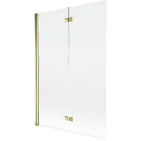 Mexen Mist paravan de duș cu 2 uși, stânga 120 x 150 cm, transparent, auriu - 8A9-120-002-50-00-L