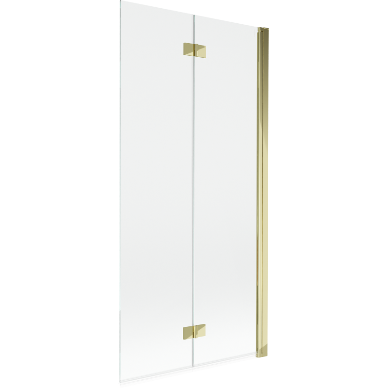 Mexen Mist paravan de duș cu 2 canaturi dreapta 90 x 150 cm, transparent, auriu - 8A9-090-002-50-00-P