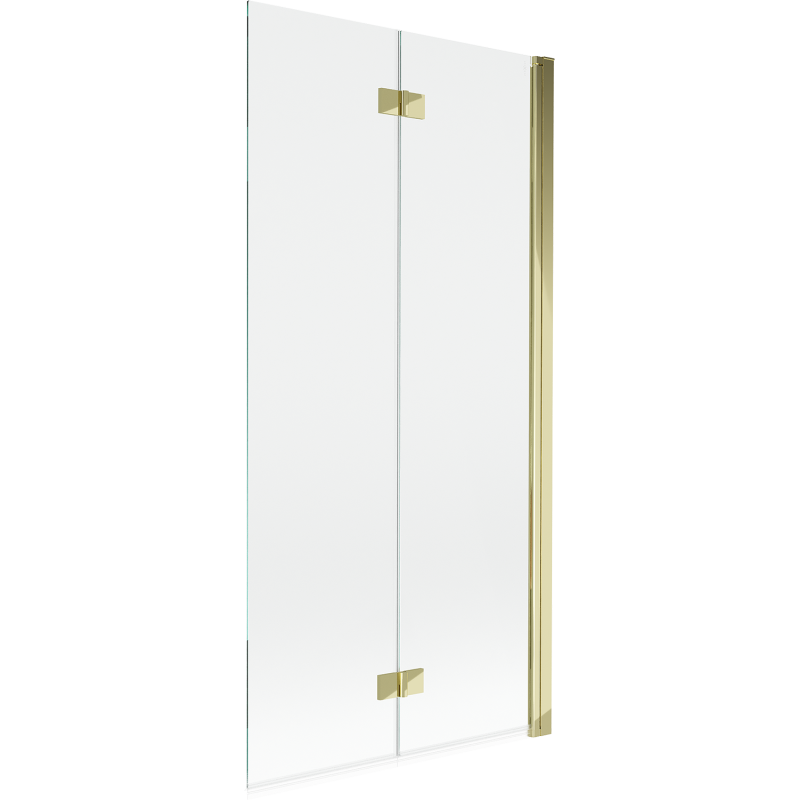 Mexen Mist paravan de duș cu 2 uși, dreapta 90 x 150 cm, transparent, auriu - 8A9-090-002-50-00-P