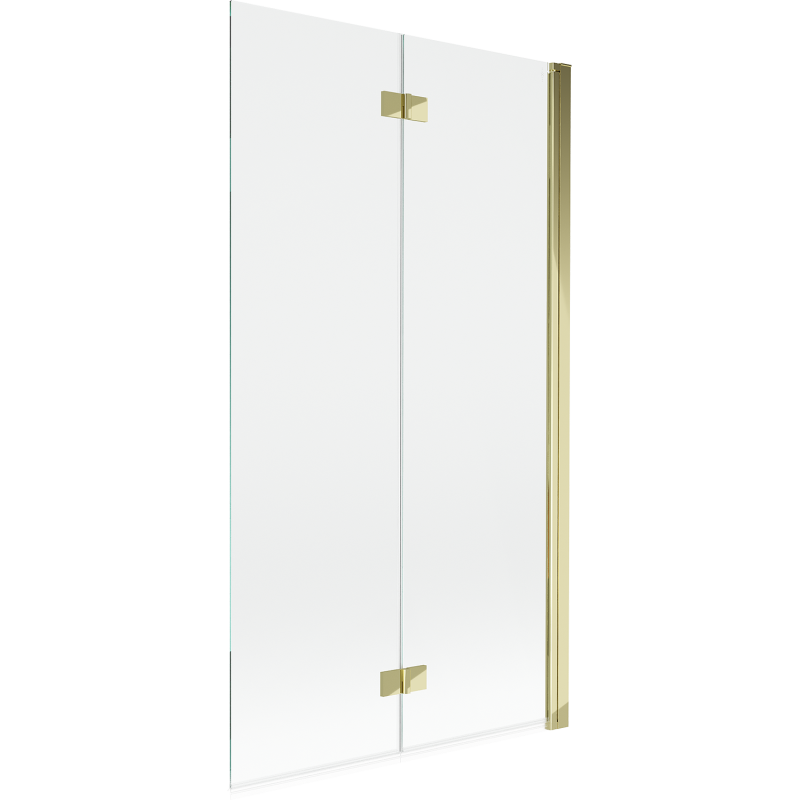 Mexen Mist paravan de duș cu 2 uși dreapta 100 x 150 cm, transparent, auriu - 8A9-100-002-50-00-P