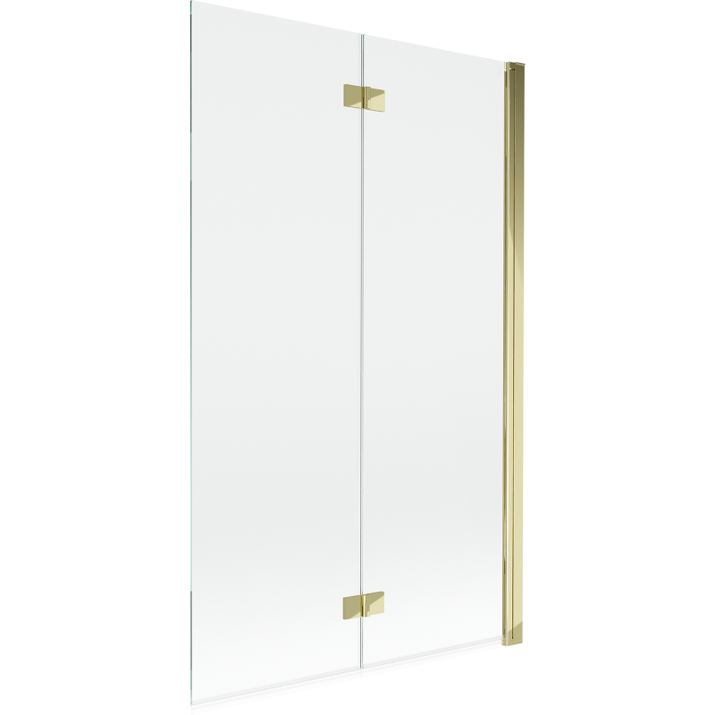 Mexen Mist paravan de duș 2-piese dreapta 110 x 150 cm, transparent, auriu - 8A9-110-002-50-00-P