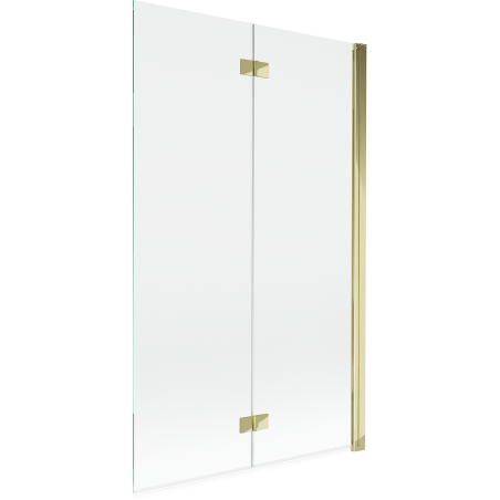 Mexen Mist paravan de duș 2-piese dreapta 110 x 150 cm, transparent, auriu - 8A9-110-002-50-00-P