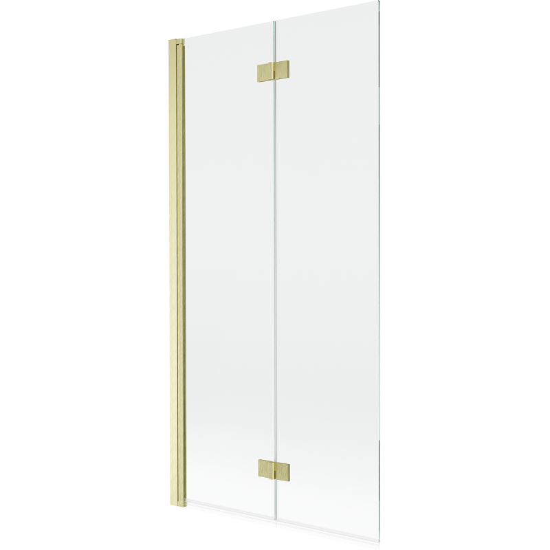 Mexen Mist paravan de duș 2-canate stânga 90 x 150 cm, transparent, auriu periat - 8A9-090-002-55-00-L