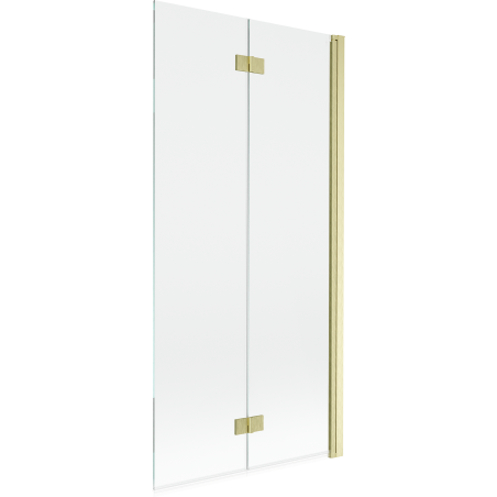 Mexen Mist paravan de duș cu 2 uși dreapta 90 x 150 cm, transparent, auriu periat - 8A9-090-002-55-00-P