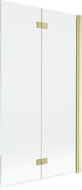 Mexen Mist paravan de duș cu 2 uși, dreapta, 100 x 150 cm, transparent, auriu periat - 8A9-100-002-55-00-P