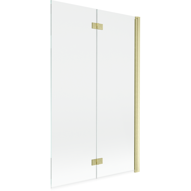 Mexen Mist paravan de duș cu 2 uși, dreapta, 110 x 150 cm, transparent, auriu periat - 8A9-110-002-55-00-P