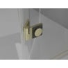 Mexen Mist paravan de duș cu 2 uși drept 120 x 150 cm, transparent, auriu periat - 8A9-120-002-55-00-P