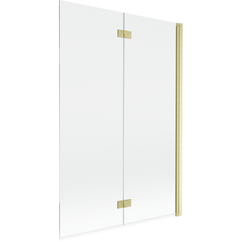 Mexen Mist paravan de duș cu 2 uși drept 120 x 150 cm, transparent, auriu periat - 8A9-120-002-55-00-P