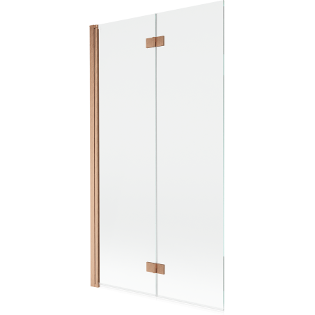 Mexen Mist panou paravan cadă cu 2 uși stânga 100 x 150 cm, transparent, cupru periat - 8A9-100-002-65-00-L