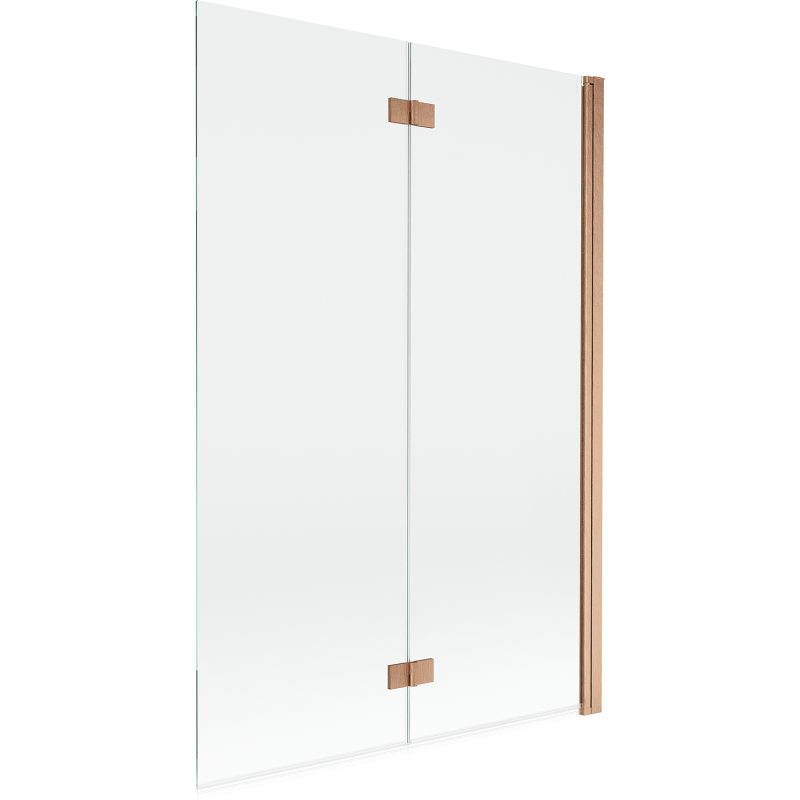 Mexen Mist paravan de duș cu 2 uși dreapta 120 x 150 cm, transparent, cupru periat - 8A9-120-002-65-00-P