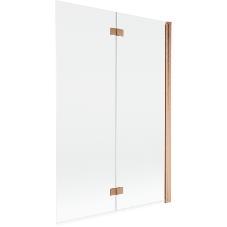 Mexen Mist paravan de duș cu 2 uși dreapta 120 x 150 cm, transparent, cupru periat - 8A9-120-002-65-00-P
