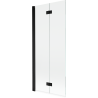 Mexen Mist paravan de duș cu 2 secțiuni, stânga, 80 x 150 cm, transparent, negru - 8A9-080-002-70-00-L
