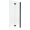 Mexen Mist paravan de duș 2-panouri dreapta 90 x 150 cm, transparent, negru - 8A9-090-002-70-00-P