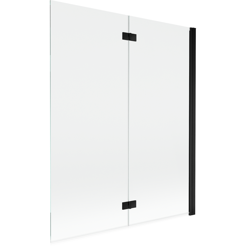 Mexen Mist paravan de duș cu 2 canaturi dreapta 140 x 150 cm, transparent, negru - 8A9-140-002-70-00-P