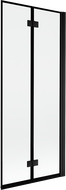 Mexen Mist paravan de duș cu 2 uși, dreapta 80 x 150 cm, cadru negru, negru - 8A9-080-002-70-70-P