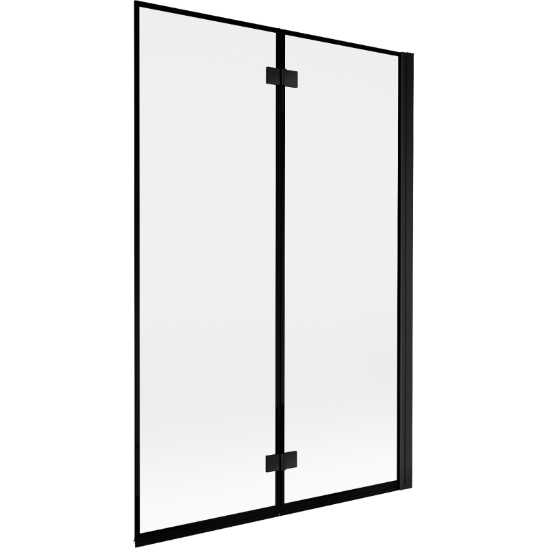 Mexen Mist paravan de duș 2-canate dreapta 120 x 150 cm, ramă neagră, negru - 8A9-120-002-70-70-P