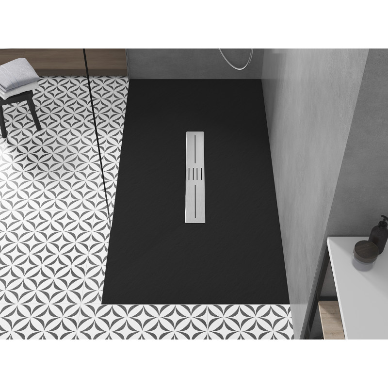Mexen Toro cadă de duș dreptunghiulară SMC 150 x 80 cm, neagră - 43708015