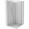 Mexen Mist L cabină de duș pentagonală cu ușă batantă 100 x 100 cm, transparent, crom - 8A8L-100-100-01-00