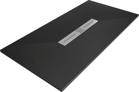 Mexen Toro SMC 160 x 90 cm téglalap alakú zuhanytálca, fekete - 43709016