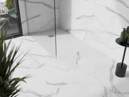 Mexen Stone+ szögletes kompozit zuhanytálca 120 x 70 cm, Fehér - 44107012