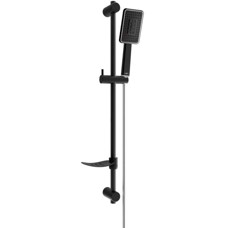 Mexen DF54 zuhanyzó készlet csúsztatható, fekete/króm - 785544582-17