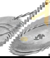 Mexen Eiva üveg mosdókagyló 39 x 39 cm, szürke - 24163966