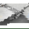 Mexen Silo cadă de baie freestanding de colț stânga canelată 170 x 80 cm, alb, preaplin alb - 52891708000L-20
