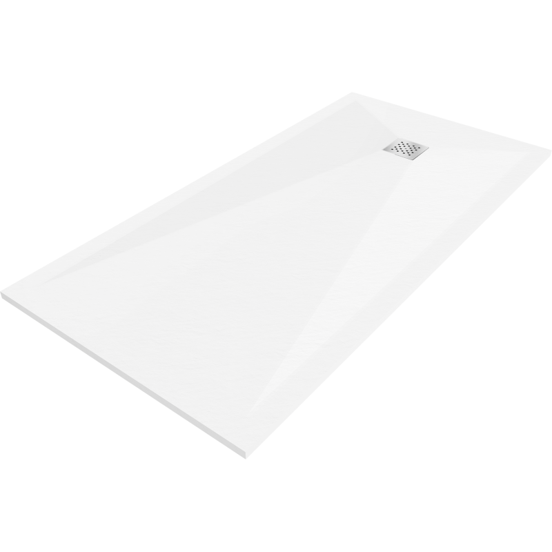 Mexen Stone+ recepor de duș compozit dreptunghiular 160 x 70 cm, alb - 44107016