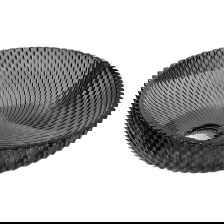 Mexen Zira chiuvetă de blat din sticlă 53 x 35 cm, neagră - 24175370