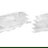 Lavoar din sticlă Mexen Tiva montat pe blat 46 x 33 cm, transparent - 24184600