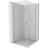 Mexen Mist-B Duo cabină de duș batantă 100 x 100 cm, transparent, crom - 8A2-100-100-01-00