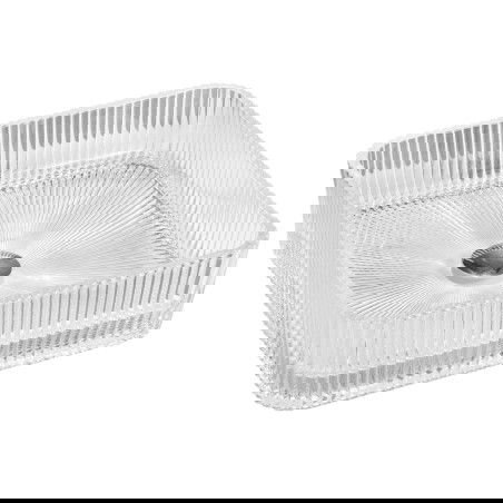 Mexen Nira lavoar din sticlă montat pe blat 39 x 39 cm, transparent - 24203900