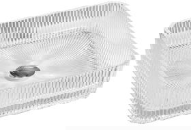 Mexen Nira lavoar din sticlă montat pe blat 39 x 39 cm, transparent - 24203900