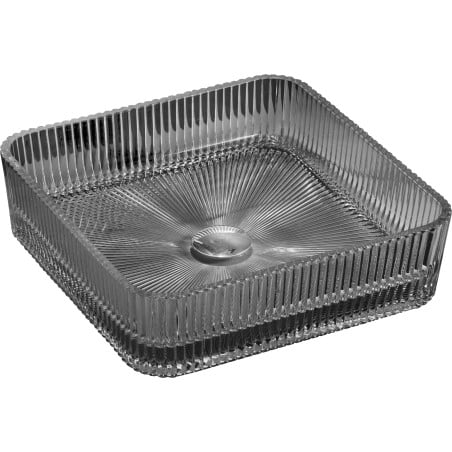 Mexen Nira üveg mosdótál 39 x 39 cm, fekete - 24203970