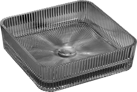 Mexen Nira üveg mosdótál 39 x 39 cm, fekete - 24203970