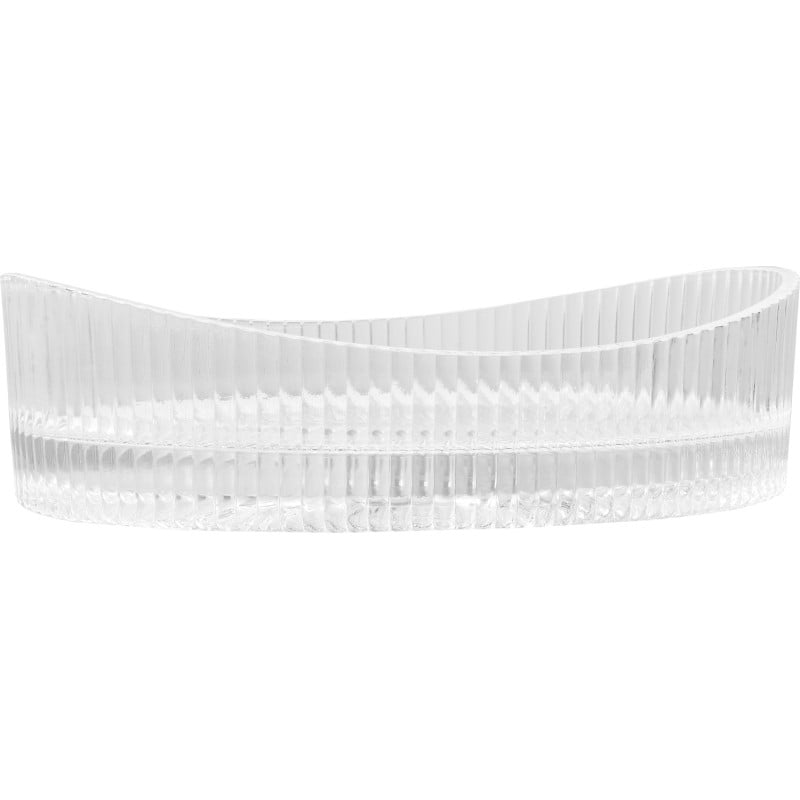 Mexen Kivo lavoar din sticlă, montat pe blat, 50 x 37 cm, transparent - 24215000